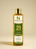 Herbal Unify Fusion 21 Herbs Hair Oil 190ml – Ayurvedic Hair Growth Oil for Hair Fall Control, Deep Nourishment & Stronger Thicker Hair (Non-Sticky Formula)