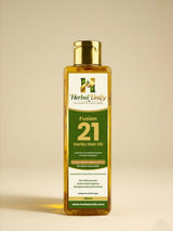 Herbal Unify Fusion 21 Herbs Hair Oil 190ml – Ayurvedic Hair Growth Oil for Hair Fall Control, Deep Nourishment & Stronger Thicker Hair (Non-Sticky Formula) 1