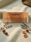 Herbal Unify Natural Wooden Hair Comb – Anti-Static Fine Tooth Comb for Smooth, Frizz-Free & Damage-Free Hair